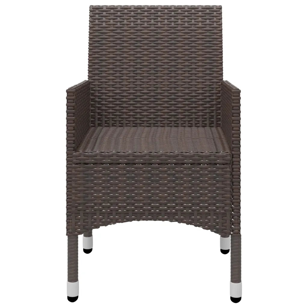 Set Mobili da Pranzo per Giardino 5 pz Marrone 3067674