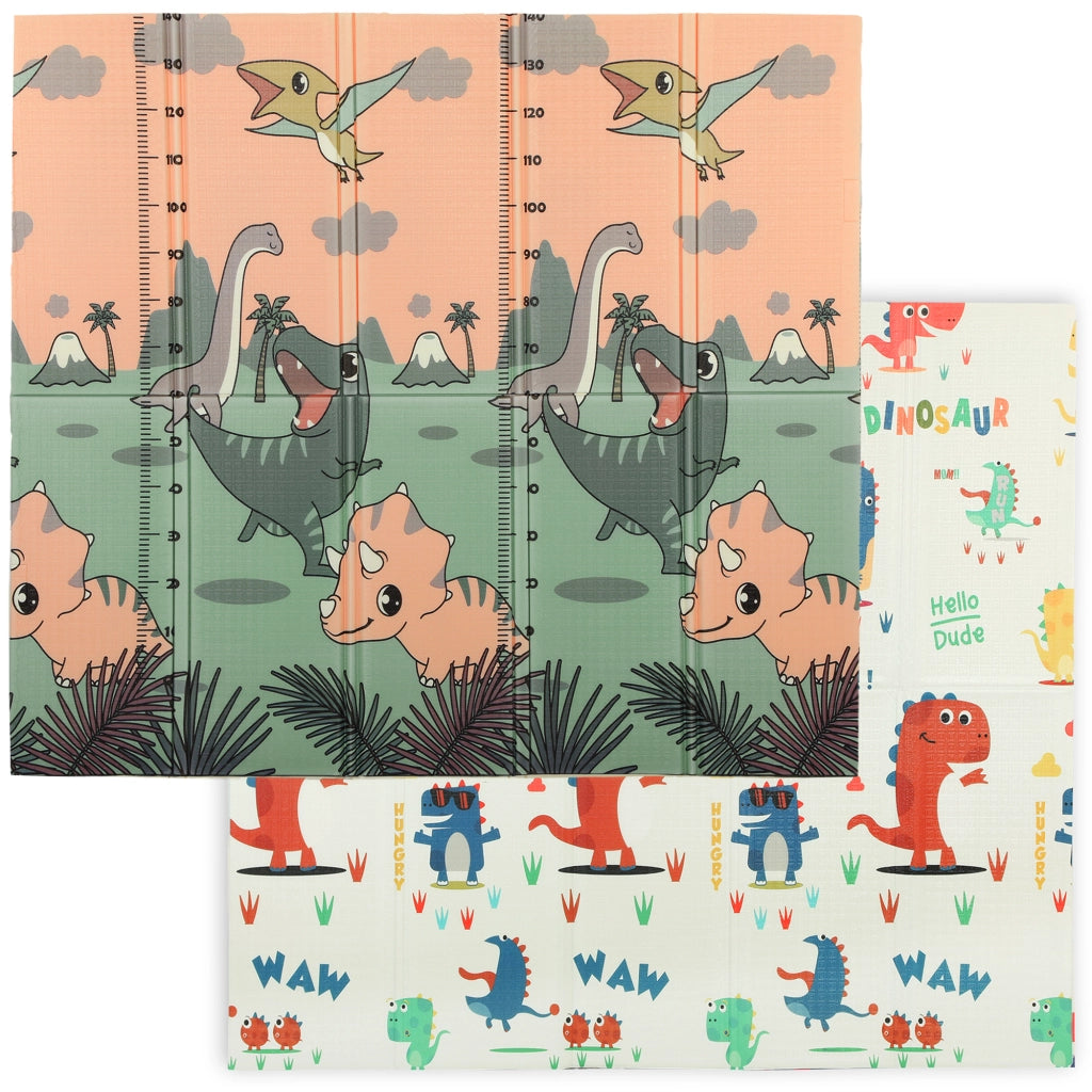 Tappeto gioco bambini pieghevole ¨C Xylo ¨C 196x176x1.5cm doppio lato colorato