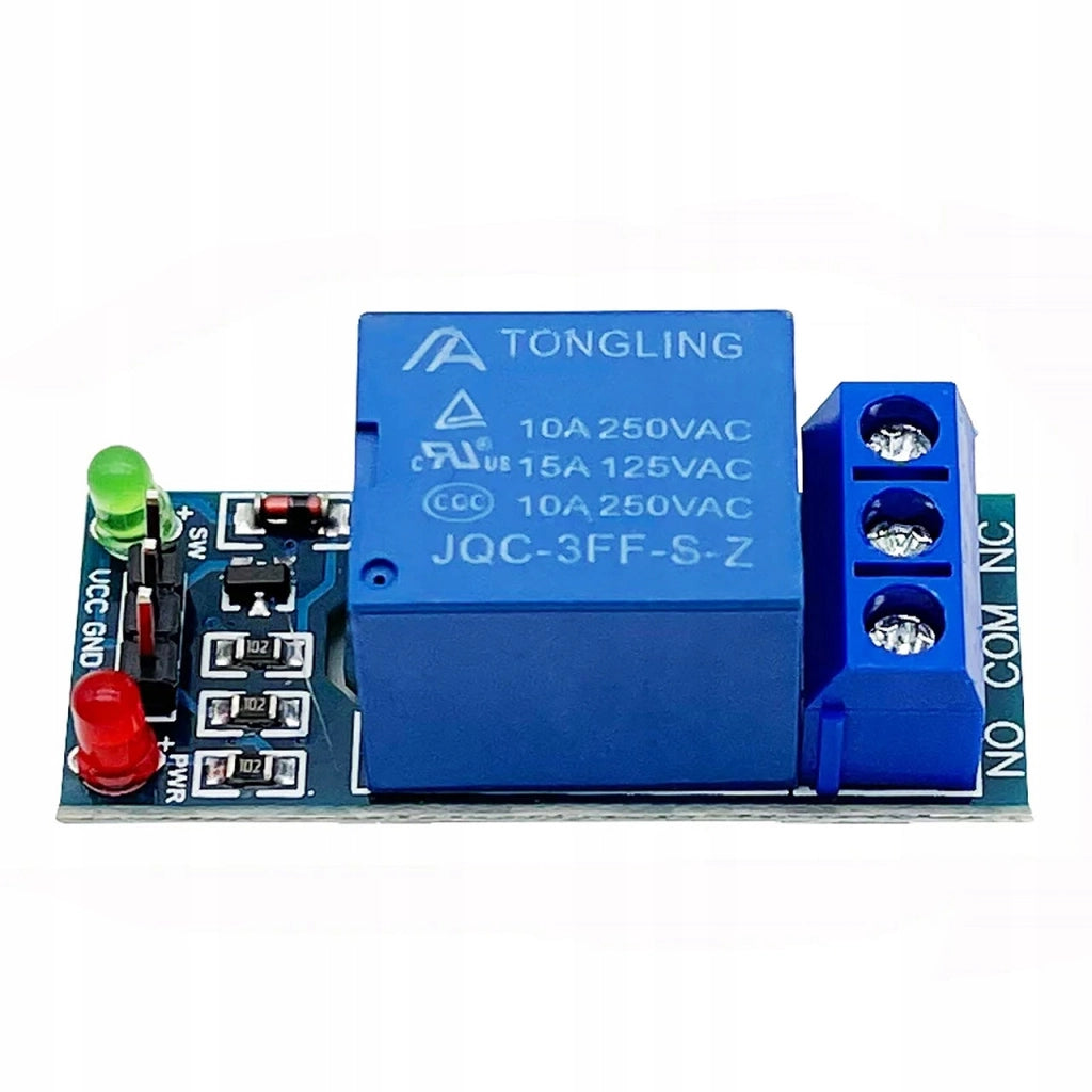 Modulo Relè 1 Canale 24V per Arduino – Isolamento Ottico, SPDT | Dimensioni 34x25x19 mm, 10A, -40°C a 85°C