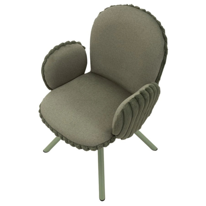 Sedia Stoccolma -b- Verde Set 2 Pz cm 64x68x83 (altezza Seduta cm 45)