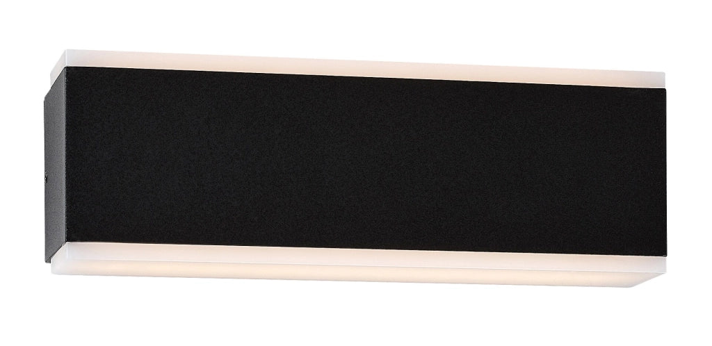 Applique esterna nera LED 12W 3000K IP54 Rabalux Mataro