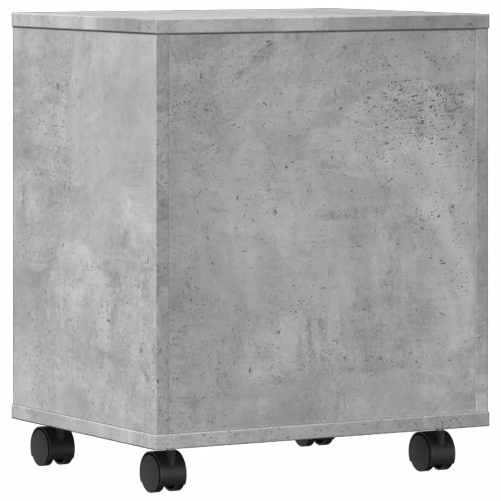 Supporto per Stampante con Ruote Grigio Cemento 41x32x48 cm CFW3290848