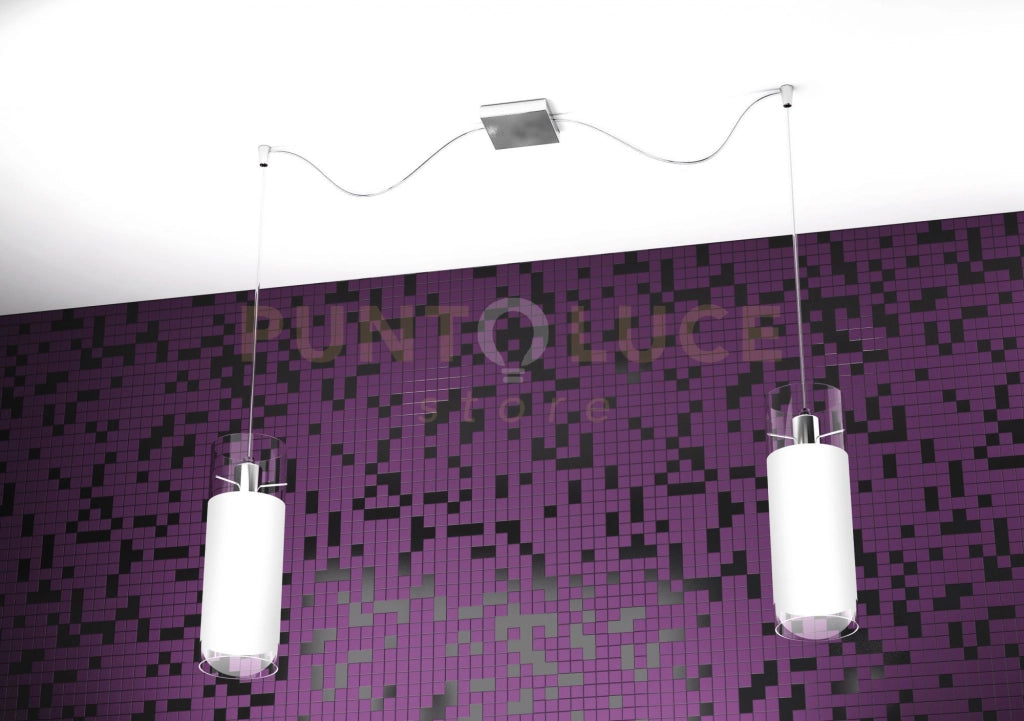 CILINDER SOSPENSIONE 2 LUCI SPOSTABILI 1078-S2-S