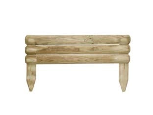 STECCATO ORIZZONTALE 3 ASSI IN PINO IMPREGNATO- - cm.55x30/15h. - 5 pezzi