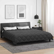 Duvet Invernale Antracite 200 x 220 cm Microfibra 42025652