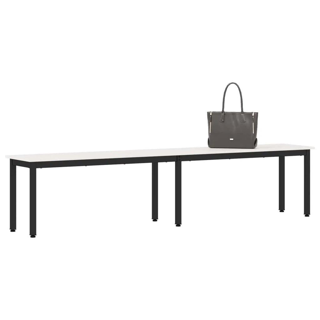 panchina Bianco 200 x 35 x 45 cm Pino massello 892778