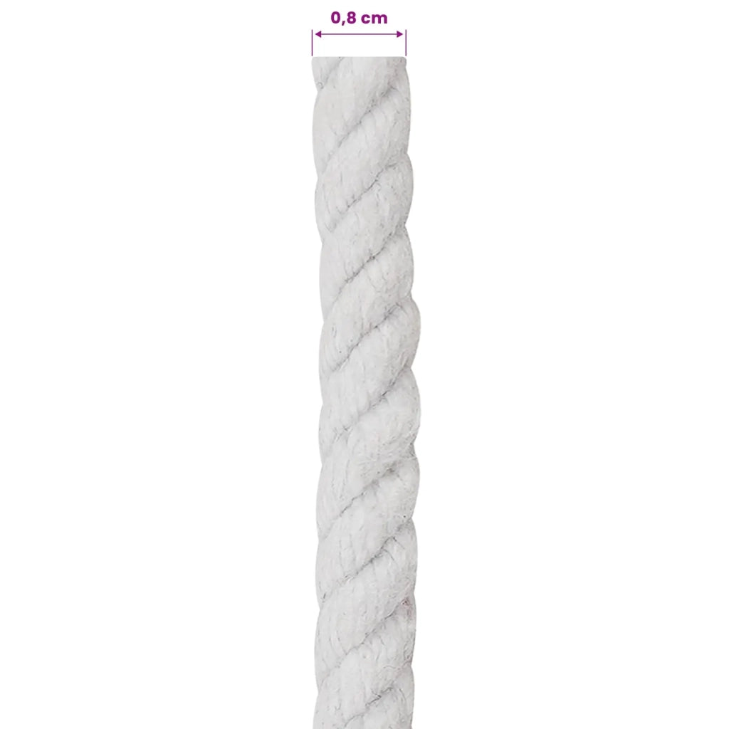Corda Bianco 0,8 x 0,8 x 2500 cm Cotone 42011853