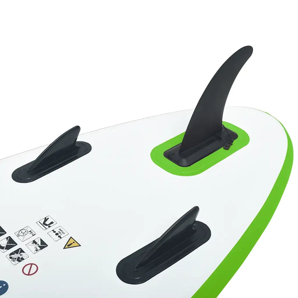 Set Tavola da SUP Gonfiabile Verde e Bianco CFW5116747