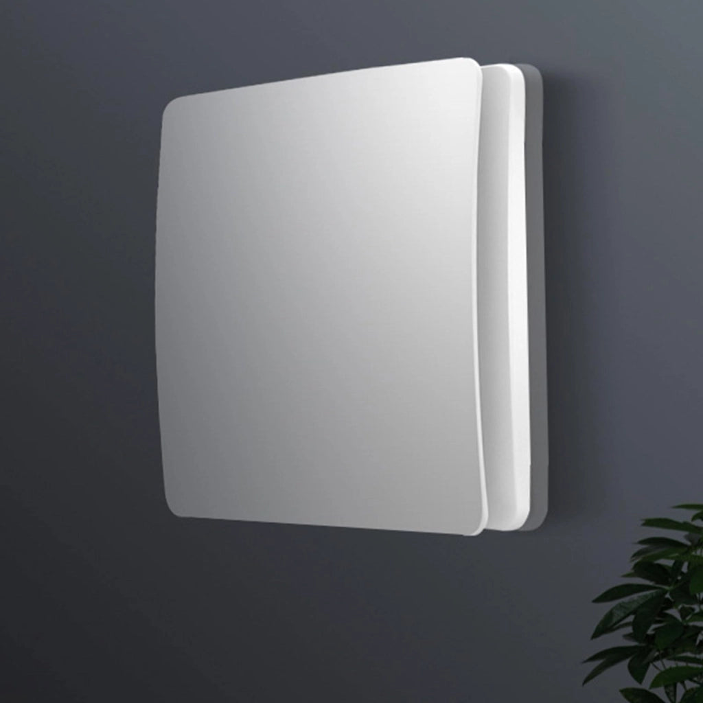 Ventola Aspirazione Bagno,Aspiratore Da Muro o Soffitto Con Coperchio 212X208mm Foro 150mm Profondità 70mm 25W 230V 50Hz 155m³/h 35dB