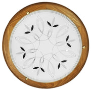 Plafoniera Candellux Rustica 30cm rovere bianca E27
