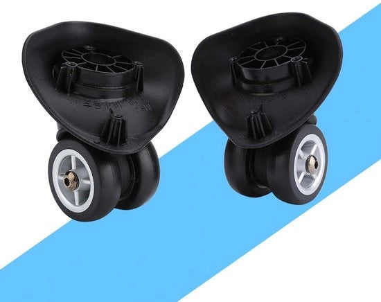 Set di ruote di scorta - Accessori per carrello da bagagli - Resistenti allo shock - Duraturi - Leggeri
