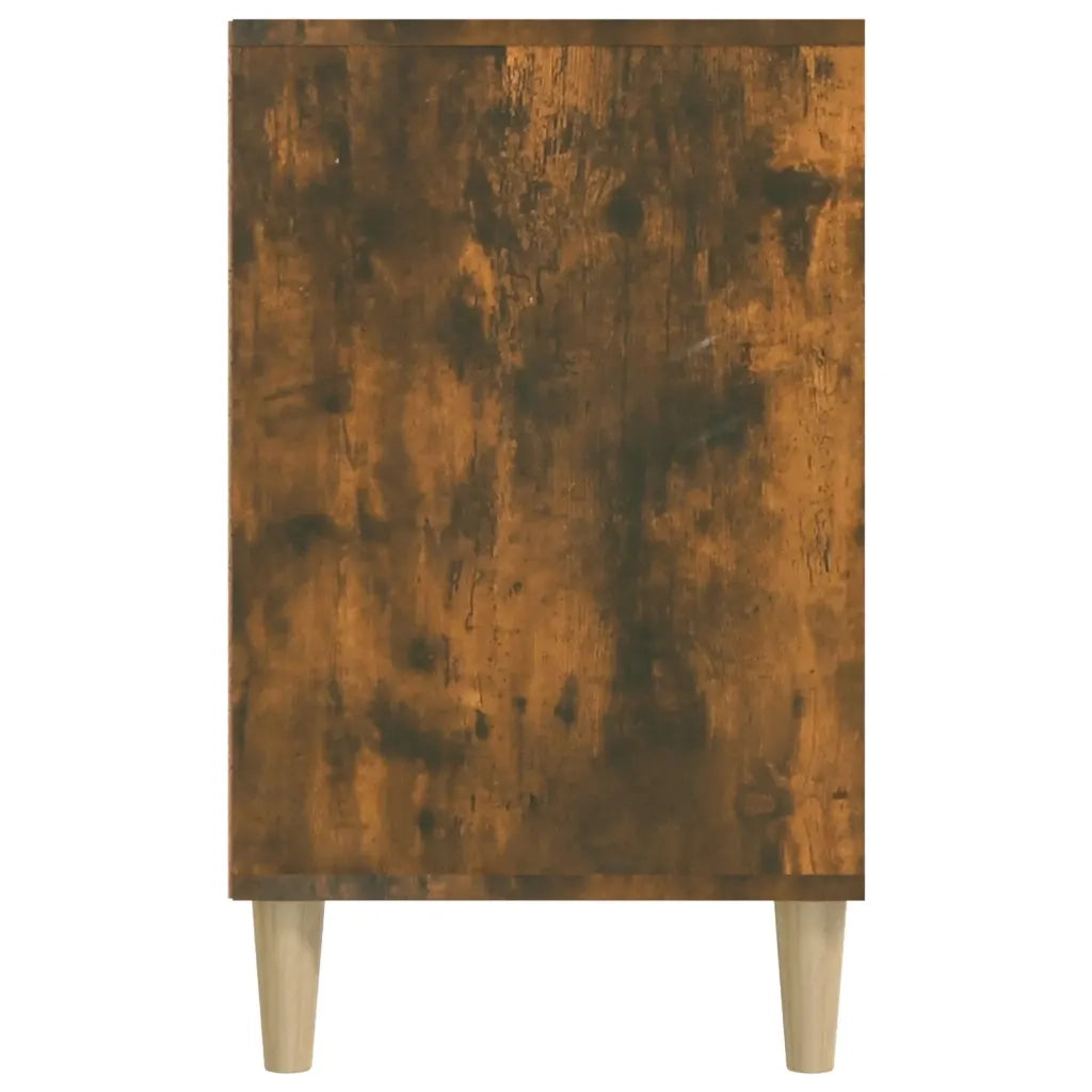 Scarpiera-Scaffale per scarpe Rovere Fumo 102x36x60 cm in Legno Multistrato 491956