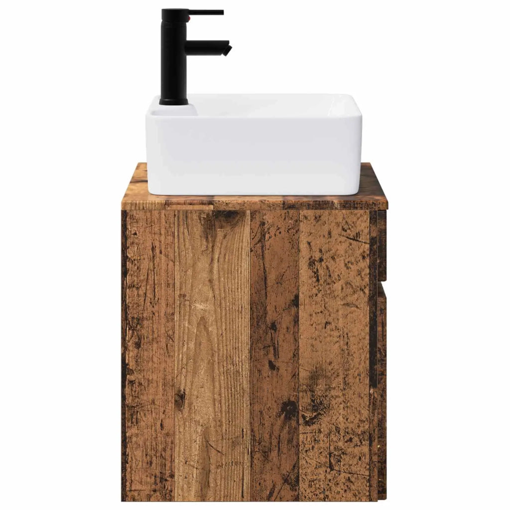 Set di mobili per il bagno Legno antico Legno ingegnerizzato 3404298