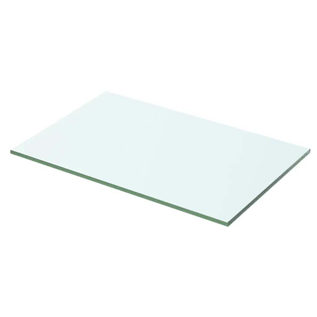 2 pz Mensole | Ripiano | Scaffale in Vetro Trasparente 50x25 cm