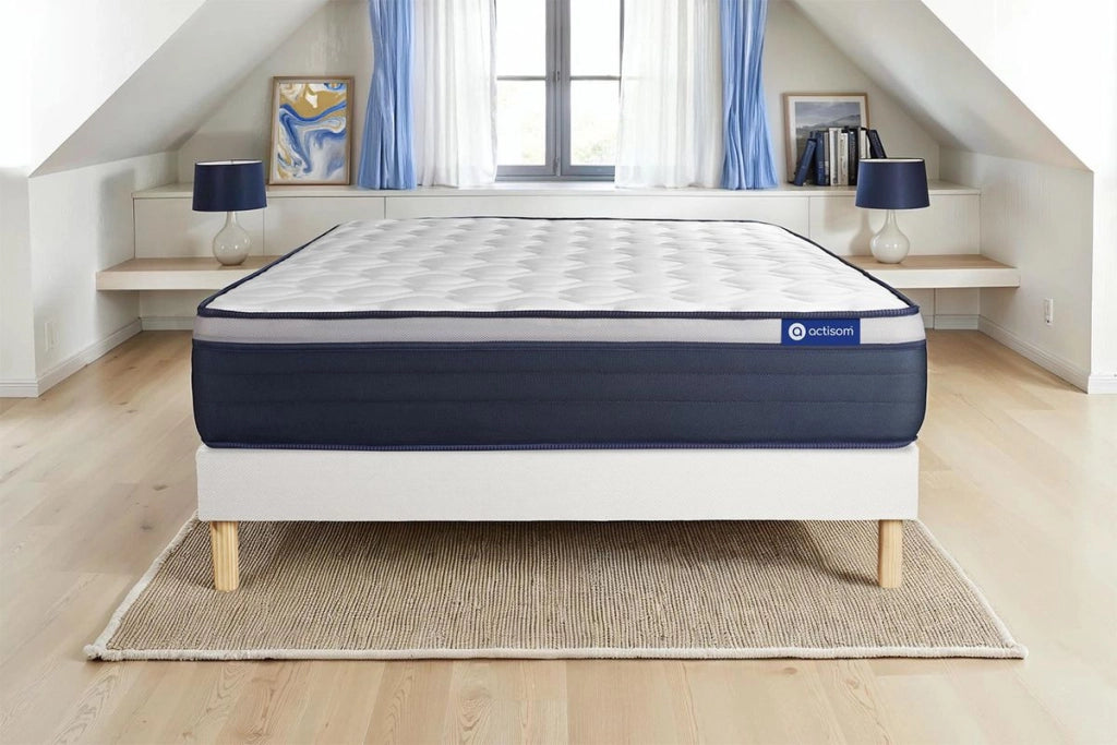 Kit rete e materasso Actilatex max 130x200cm - Spessore : 26cm - Lattice e memory foam - rigido