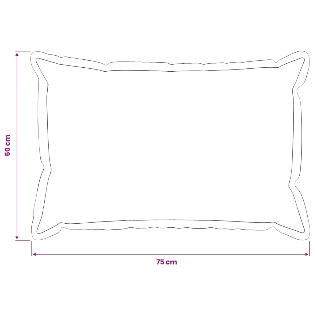 Federa 6 pcs HOUTEN Rosa 50 x 75 cm Bouclé 919832