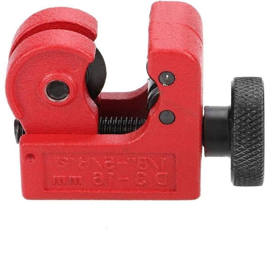 Mini snipper per rame, alluminio e rame, 3-16 mm - Strumento per taglio tubi a rulli con biella a rulli.