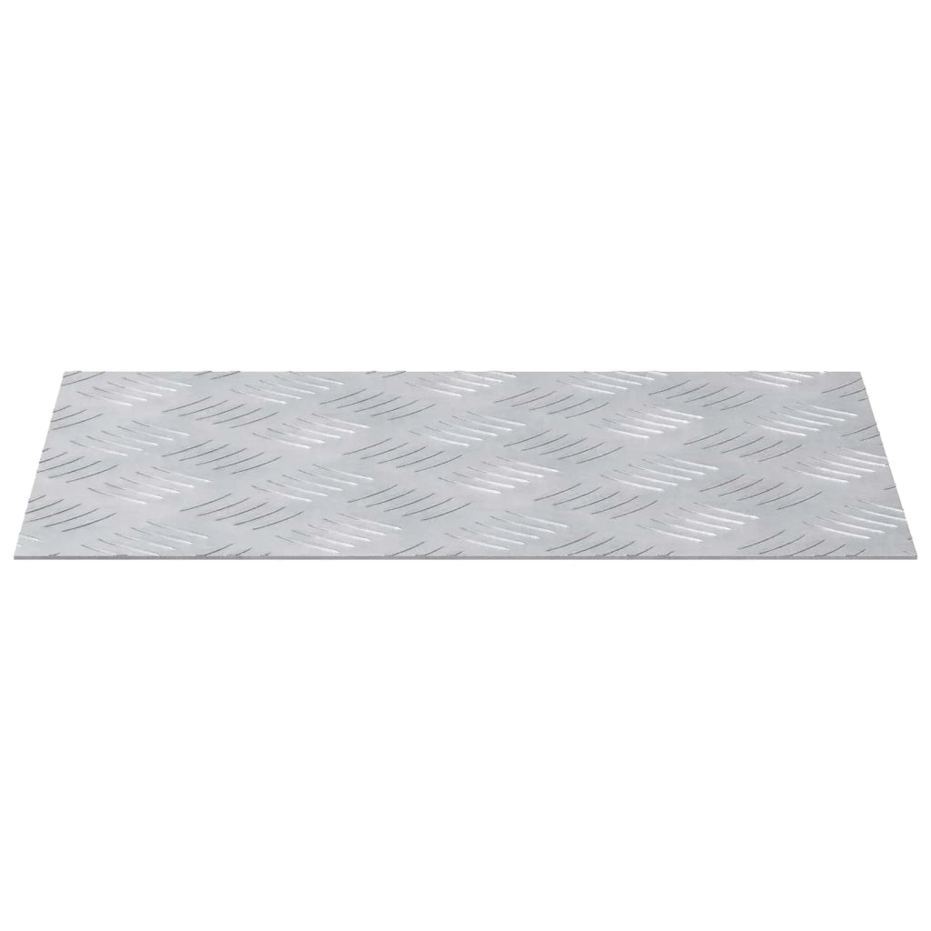 Gradini per Scale 2 pz | Tappetini per scale autoadesivi Argento 40 x 30 cm Alluminio