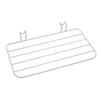 Stendibiancheria universale per termoarredo in acciaio bianco 51x28