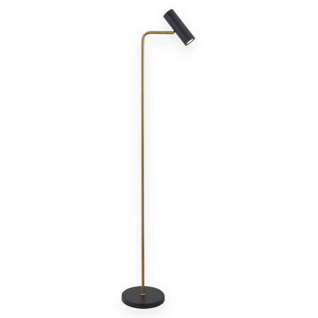 LÚZETE - LAMPADA DA TERRA IN ACCIAIO DORATO ADARA