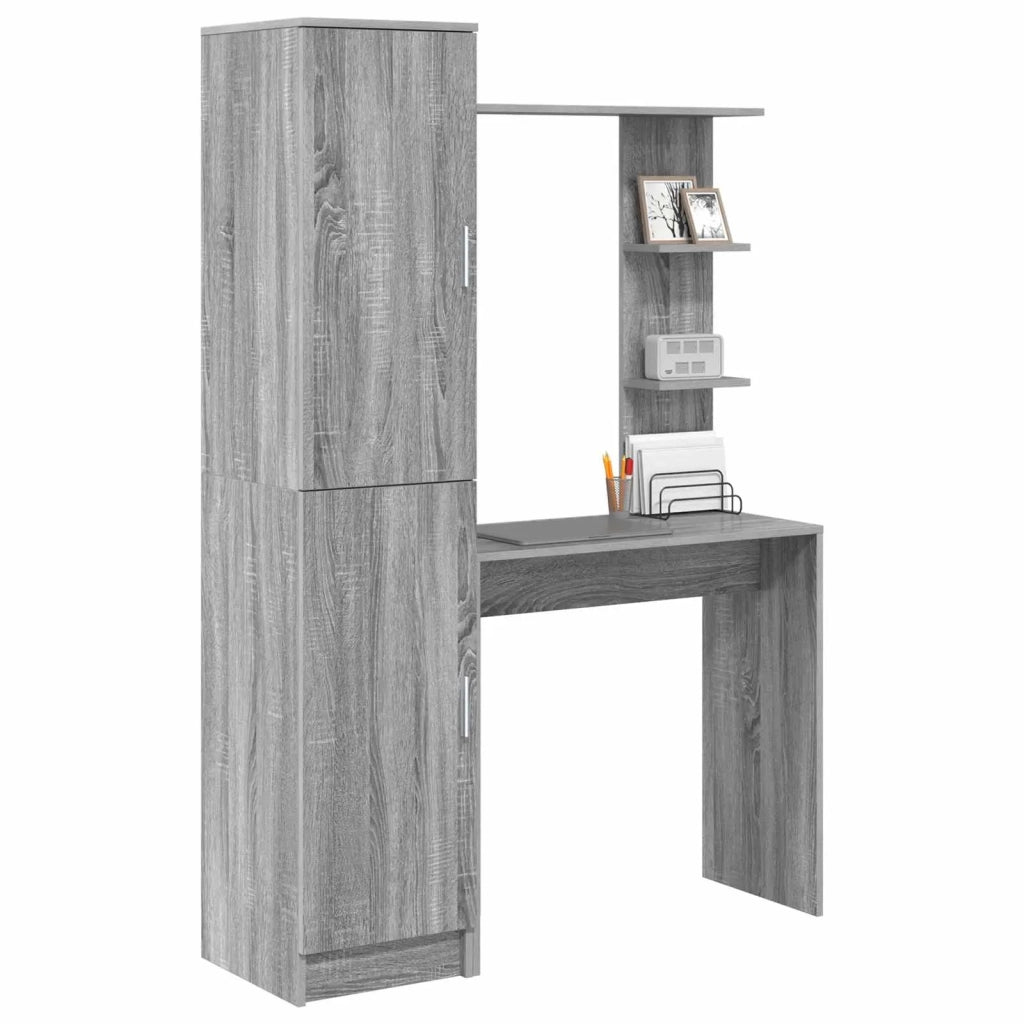 Scrivania 2 pcs Grigio Sonoma 3337286
