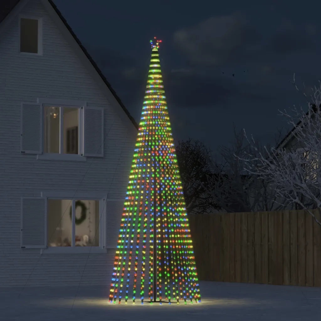 Albero di Natale a LED 1544 LED Colorato 500 cm 358075