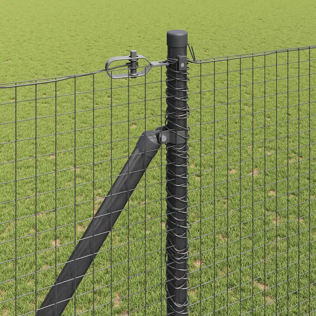 Recinzione da Giardino | Recinzione in rete saldata con punte Acciaio Grigio Rete