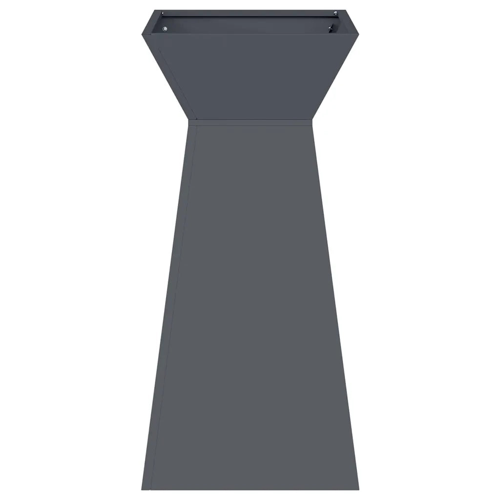 Vaso a Pilastro Antracite 35 x 35 x 73 cm 873842