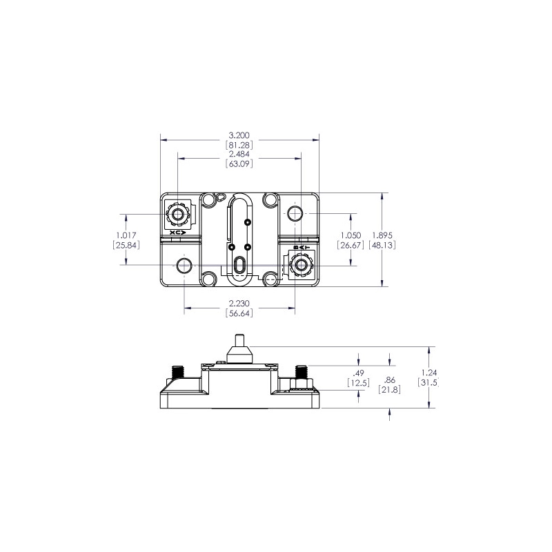 MAGNETOTERMICO A FILO 80A