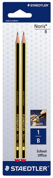 MATITA STAEDTLER N1 B NORIS ALTA QUALITÀ 2PZ