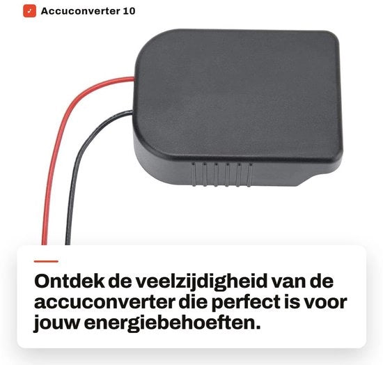Adattatore 10 pollici - Formato compatto - Resistente all'urto e alle correnti alternate - Cavo 12 conduttori - Adatto per batterie