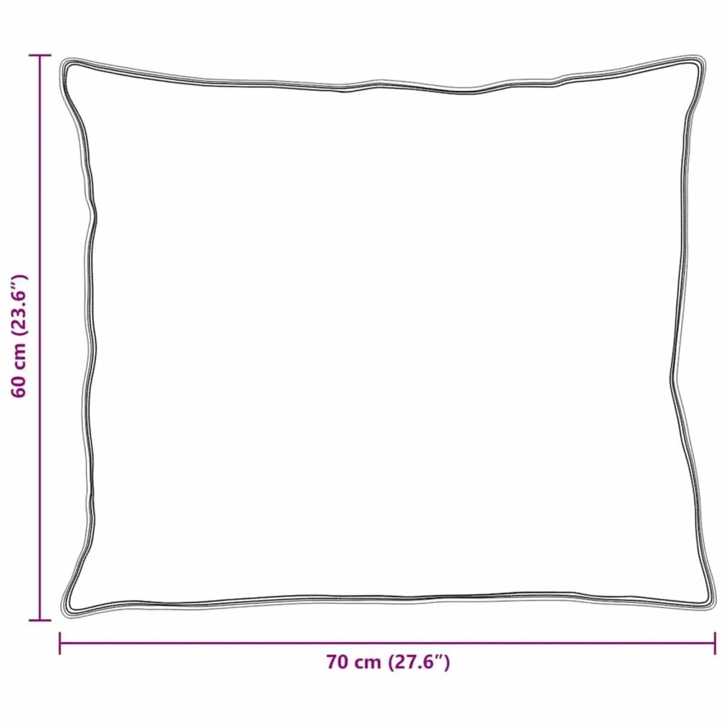 Duvet per Tutte le Stagioni con cuscino 2 pcs Bianco Microfibra 3376549