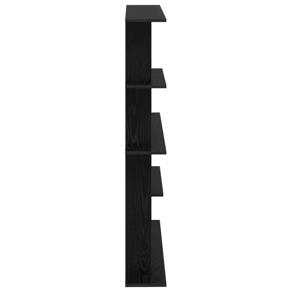 Scaffale da parete Rovere Nero 102 x 20 x 130 cm 8012053
