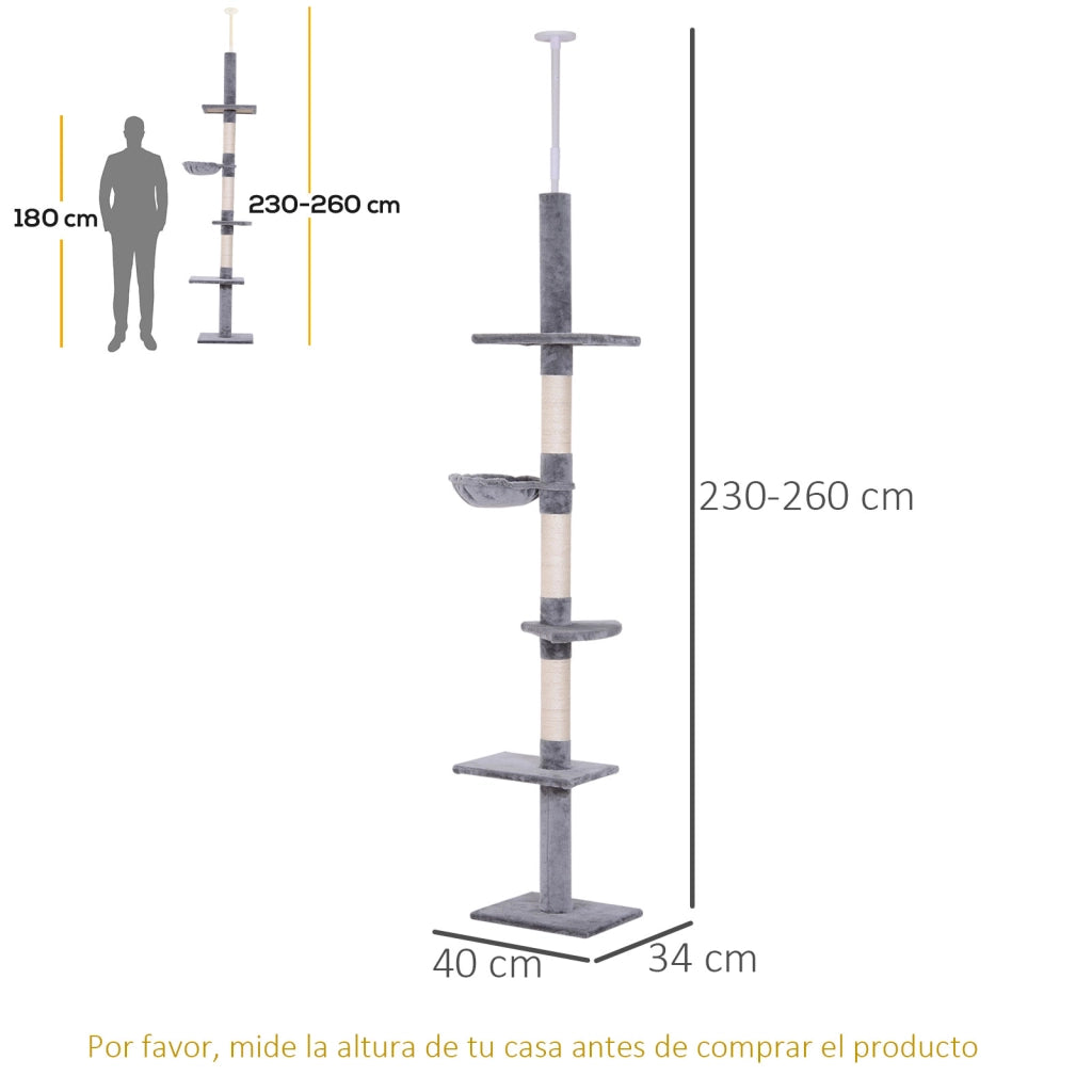 Albero per Gatti ¨C Minimal ¨C Grigio