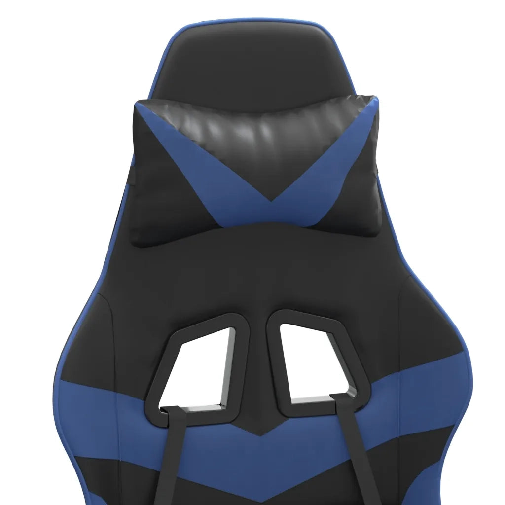 Sedia da Gaming Nera e Blu in Similpelle 3143842