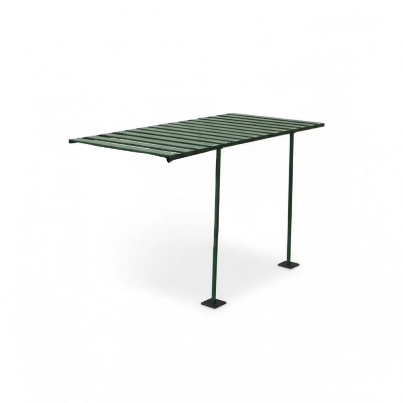 Table simple murale 120x52.2x79 gris laquÃ©