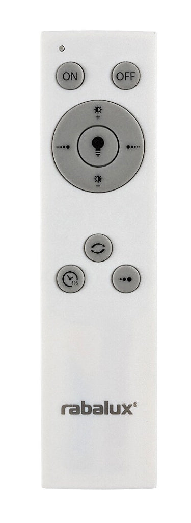 Plafoniera LED Rabalux Laleh nera Ø50 48W telecomando