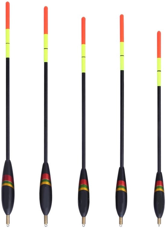 Set di accessori per pesca con sette tipi di esche artificiali, 5 pezzi