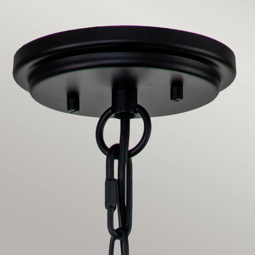 Lampada sospesa esterna nera E27 60W Huntersfield Hinkley