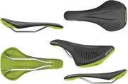 Sella Oozy 220 Uomo, nero/verde Larghezza 142mm