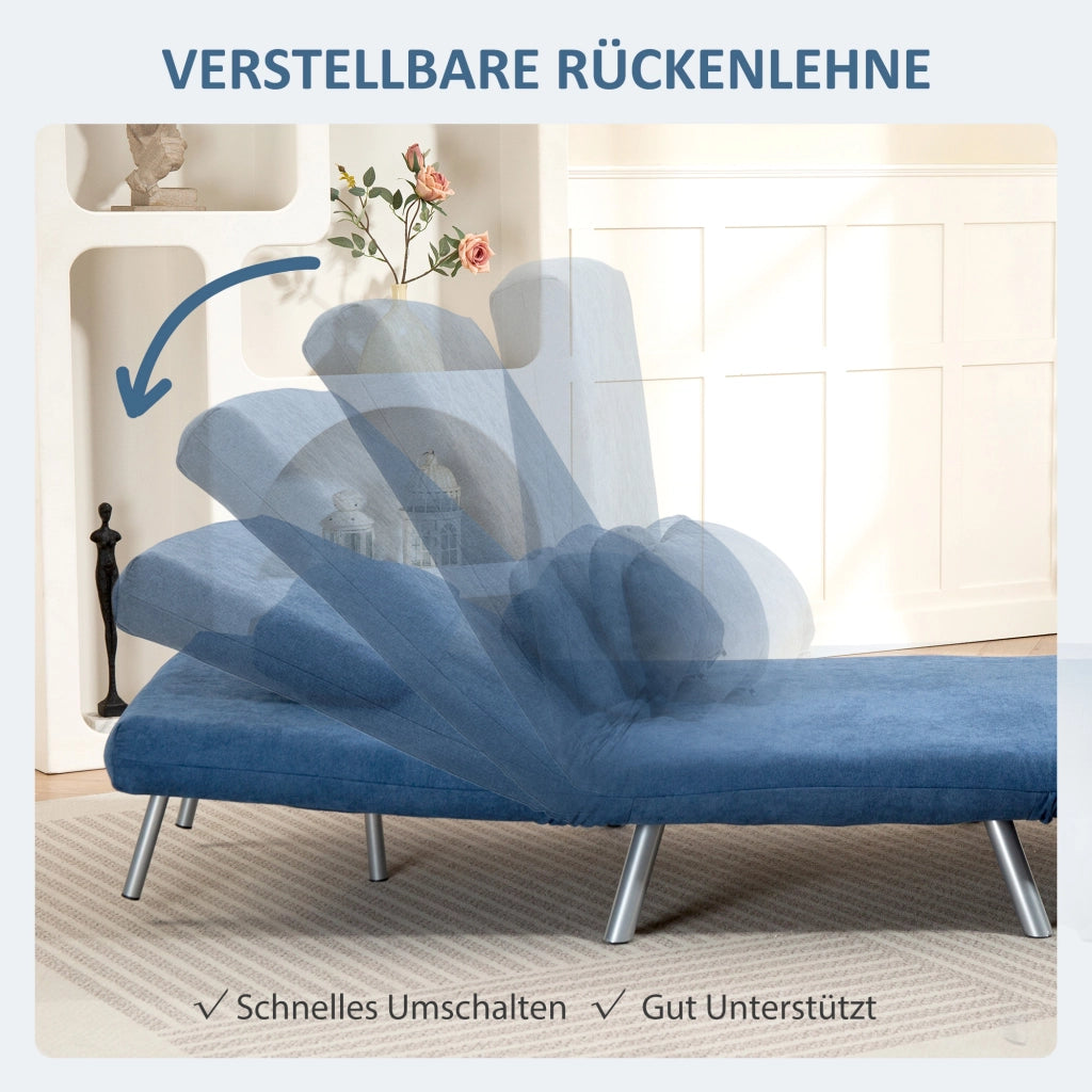 Poltrona letto ¨C zephmum ¨C Tessuto blu