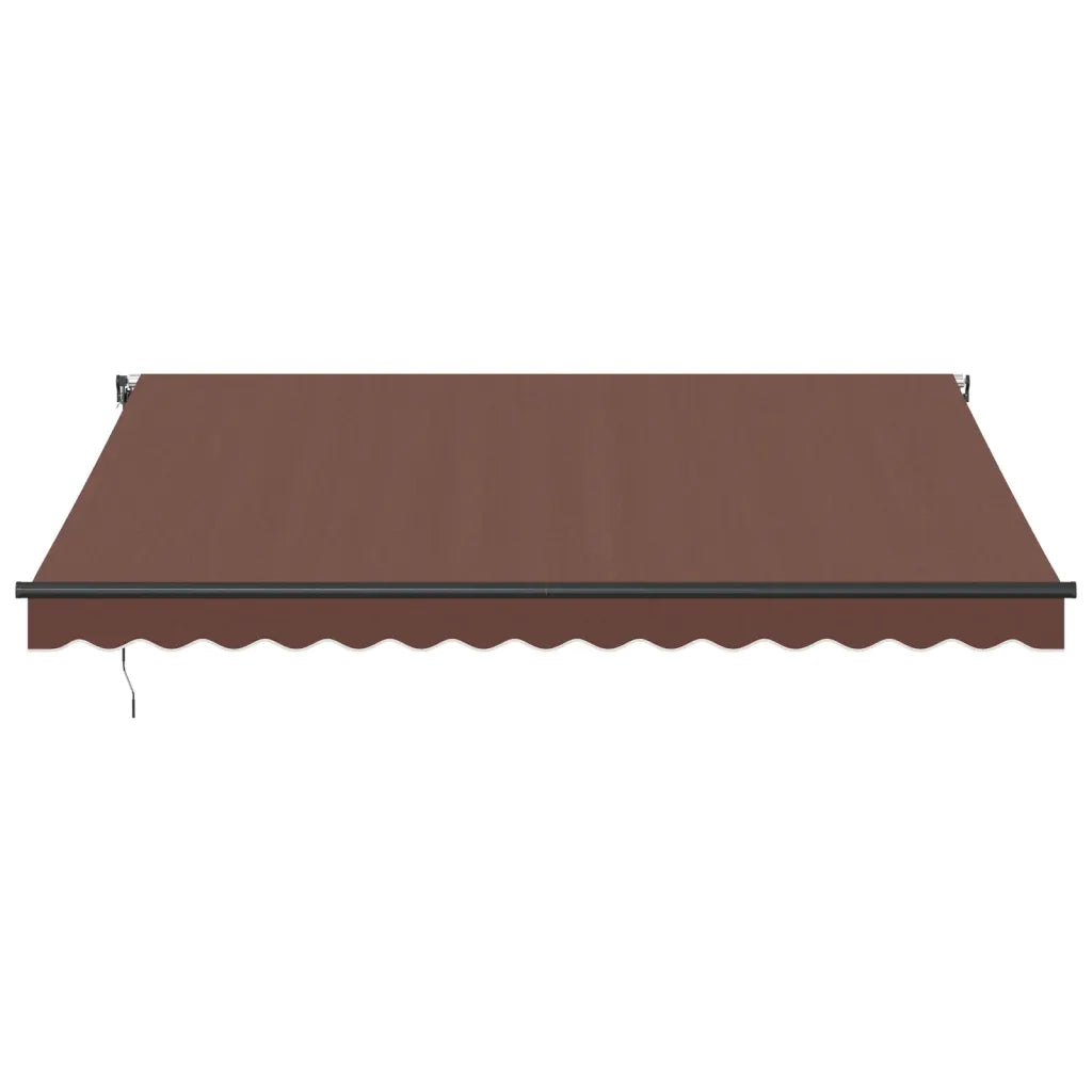 Tenda da Sole Retrattile Automatica con LED Marrone 400x350 cm 3215406