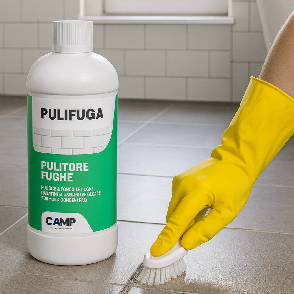 Pulifuga detergente concentrato per fughe e pavimenti 1 litro 3 pezzi