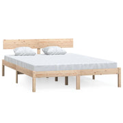 Letto matrimoniale | Letto per adulti | Giroletto in Legno Massello 120x190 cm Small Double