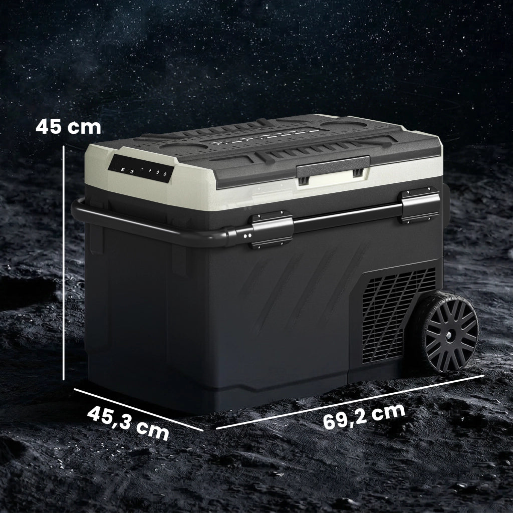 Frigorifero da Viaggio 40L a Doppia Zona ¨C Minimal ¨C Nero
