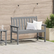 Panchina da giardino Grigio chiaro 120 x 59 x 88 cm HDPE 42006603
