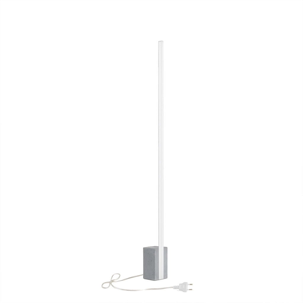 Piantana Moderna Melbourne Cemento E Alluminio Led 20W 4000K