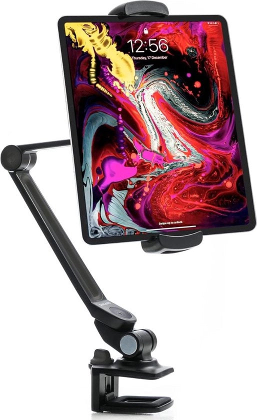 Sostegno per Tablet e Smartphone da 4,7 a 12,9 Pollici in Alluminio Adattabile