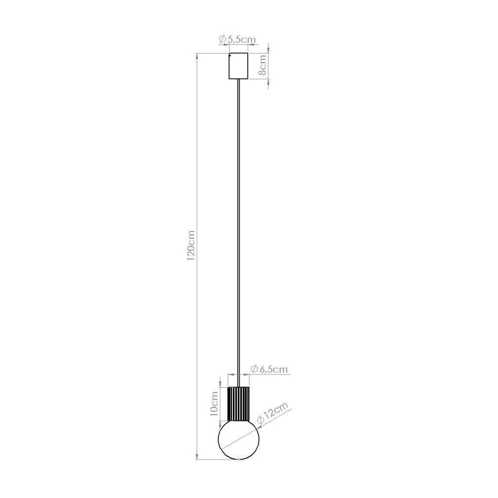 Lampada a sospensione HALO 1 beige