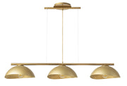 Lampada a sospensione oro 3 cupole Solar 3xE27 Sigma
